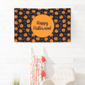 Happy Halloween Funny Cute Pumpkins Pattern Spandoek (Insitu)