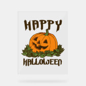Happy Halloween Funny Halloween Costume Acryl Bord (Voorkant)