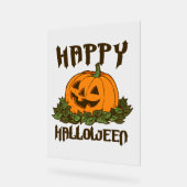 Happy Halloween Funny Halloween Costume Acryl Bord (Hoek)
