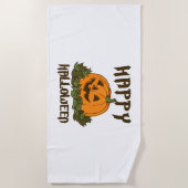 Happy Halloween Funny Halloween Costume Strandlaken (Voorkant)