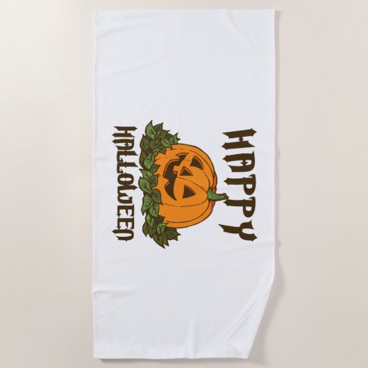 Happy Halloween Funny Halloween Costume Strandlaken (Voorkant)