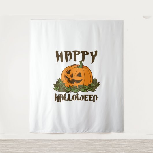 Happy Halloween Funny Halloween Costume Wandkleed (Voorkant)