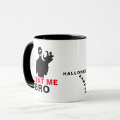 Happy Halloween Funny Horror aanpasbaar Mok (Voorkant links)