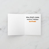 Happy Halloween Funny Humor Cute Cat Costume Foto Kaart (Binnen)