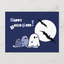 Happy Halloween. Funny Little Ghosts Briefkaart