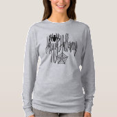 Happy Halloween Funny Scary Spider Cobweb T-shirt (Voorkant)