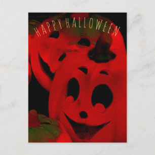 Happy Halloween Funny Scary Spooky Pumpkins Briefkaart