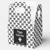 Happy Halloween geest boo, geen trucs behandelen a Bedankdoosjes (Geopend)