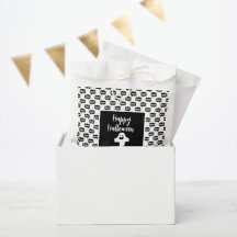 Happy Halloween geest boo, geen trucs, behandelt a