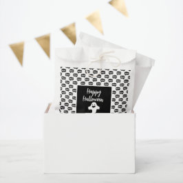 Happy Halloween geest boo, geen trucs, behandelt a Bedankzakje