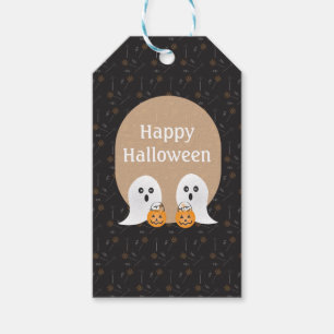 Happy Halloween geesten brander of behandeling Cadeaulabel