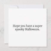 Happy Halloween | Gehakt huis Kaart (Achterkant)