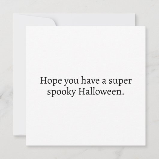 Happy Halloween | Gehakt huis Kaart (Achterkant)