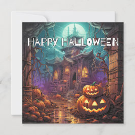 Happy Halloween | Gehakt huis Kaart