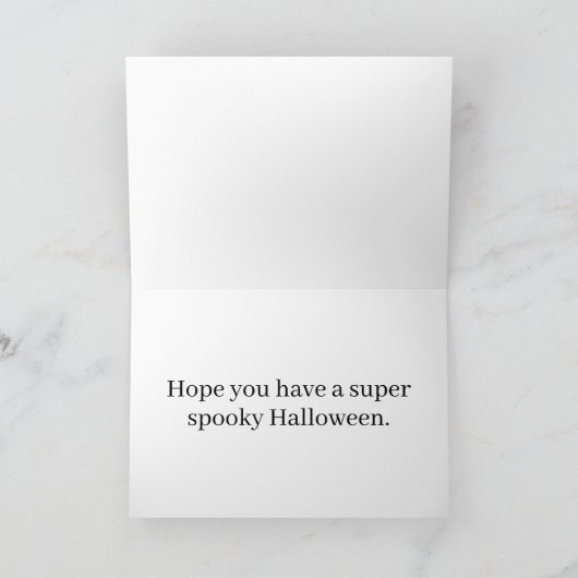 Happy Halloween | Gehakt huis Kaart (Binnen)