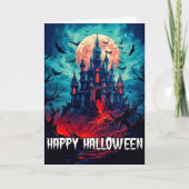Happy Halloween | Gehakt huis Kaart (Voorkant)