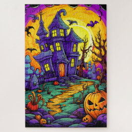 Happy Halloween | Gehakt huis Legpuzzel