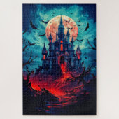 Happy Halloween | Gehakt huis Legpuzzel (Verticaal)