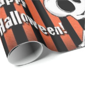 Happy Halloween Gekke Skeleton Cadeaupapier (Rol Hoek)