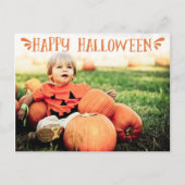Happy Halloween gepersonaliseerde foto begroeting Briefkaart (Voorkant)