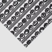 Happy Halloween gesneden pompoen Jack O Lantern Tissuepapier (Detail)