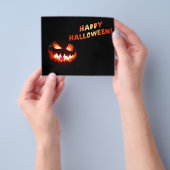 HAPPY HALLOWEEN - Ggloeiende Jack-O-Lantern Flyer (Hand)