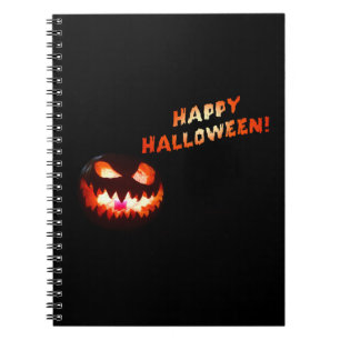 HAPPY HALLOWEEN - Ggloeiende Jack-O-Lantern Notitieboek
