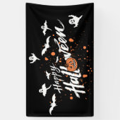 Happy Halloween Ghost, Bats and Pumpkins Spandoek (Verticaal)