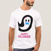 Happy Halloween | Ghost die een masker draagt T-shirt (Voorkant)