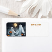Happy Halloween Ghost Etiket (Insitu)