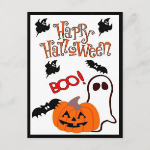 Happy Halloween Ghost Feestdagenkaart