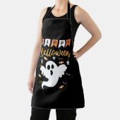 Happy Halloween Ghost Halloween Costume Schort (Insitu)