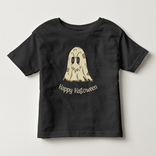 Happy Halloween Ghost Kinder Shirts (Voorkant)