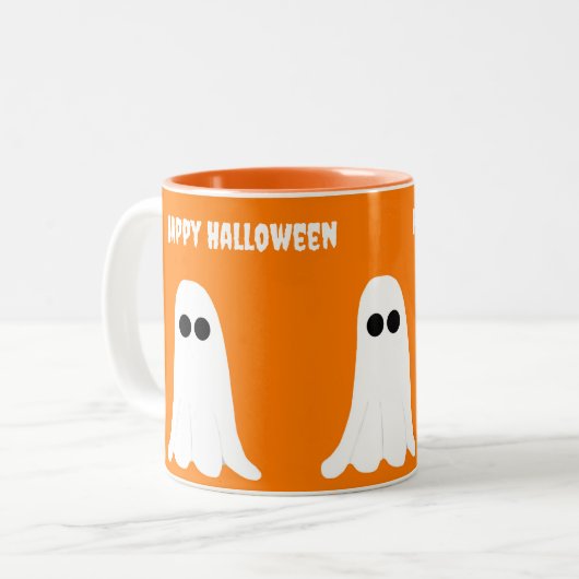 Happy Halloween Ghost Mok (Voorkant links)