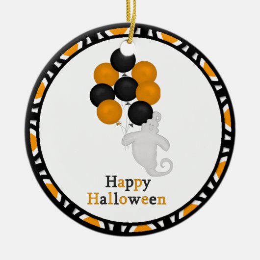 Happy Halloween: Ghost Ornament (Voorkant)