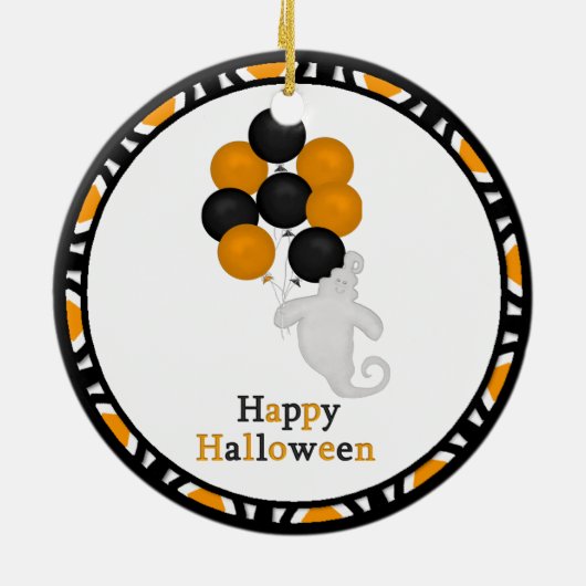 Happy Halloween: Ghost Ornament (Achterkant)