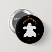 Happy Halloween Ghost Pin Ronde Button 5,7 Cm (Voorkant /achterkant)