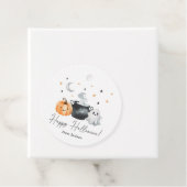 Happy Halloween Ghost Pumpkin Bedankjes Labels (In situ)