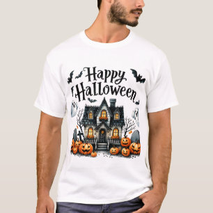 Happy Halloween Ghost Pumpkin Lezen Kinder Kostuum T-shirt