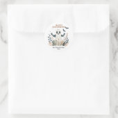 Happy Halloween Ghost Round Stickers (Tas)