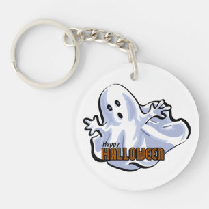 Happy Halloween Ghost Sleutelhanger