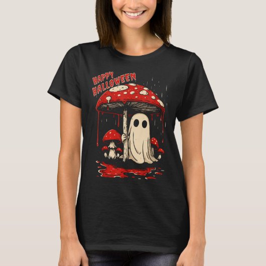 Happy Halloween Ghost  T-shirt (Voorkant)