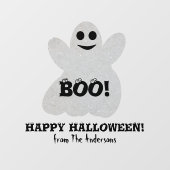 Happy Halloween Ghost Window Cling Raamsticker (Vel)