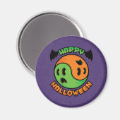 Happy Halloween Ghost Yin-Yang Magneet (Voorkant / Achterkant)