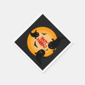 Happy Halloween Ghosts and Bats Paper Napkins Servet (Hoek)