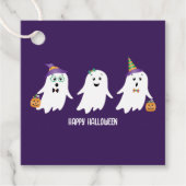 Happy Halloween Ghosts Trick or treat Bedankjes Labels (Voorkant)