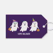 Happy Halloween Ghosts Trick or treat Cadeaulabel (Voorkant (Horizontaal))