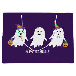 Happy Halloween Ghosts Trick or treat Groot Cadeauzakje
