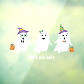 Happy Halloween Ghosts Trick or treat Raamsticker (Vel 3)