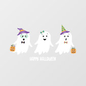 Happy Halloween Ghosts Trick or treat Raamsticker (Vel)